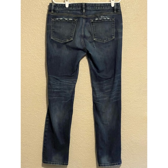 Ann Taylor Loft Distressed Modern Slim Jeans - Picture 4 of 5